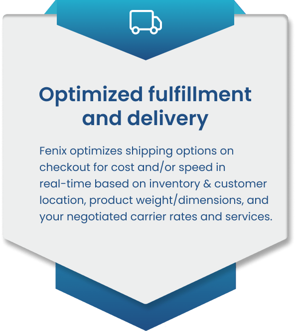 optimized fulfillment and delivery