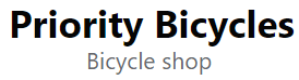 Priority bicycles category
